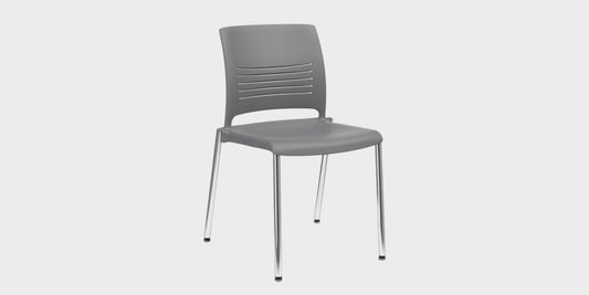 Strive Chair Poly Seat & Back-Gray